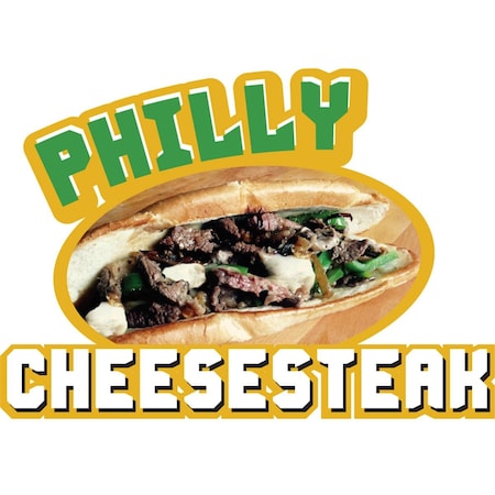 Amistad 12 in. Concession Decal - Philly Cheesesteak AM3885475